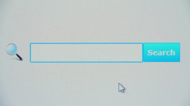 Weersvooruitzicht - browser zoekopdracht — Stockvideo