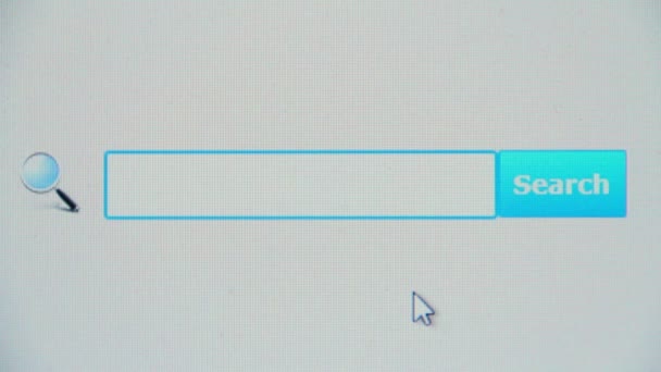 Википедия - Поиск в браузере — стоковое видео