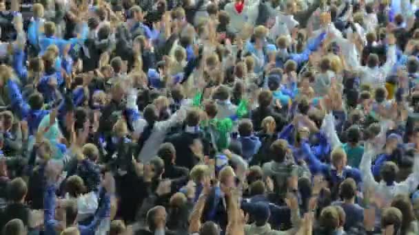 Football supporters — Stock Video