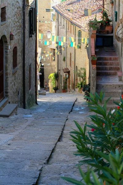 Vecchio Vicolo Misterioso Nella Città Storica Migliore Foto — Foto Stock