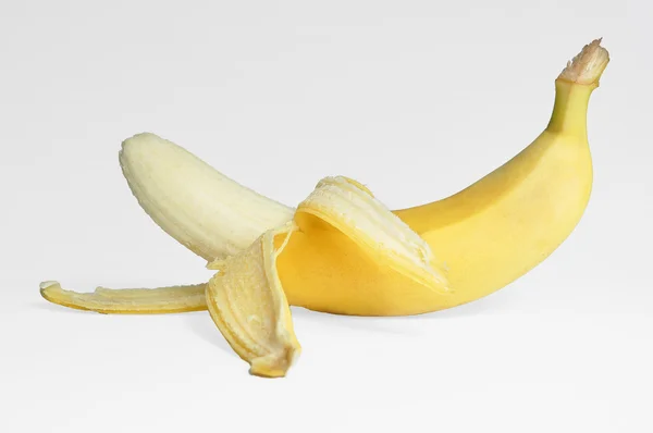 Banaan op een witte achtergrond — Stockfoto