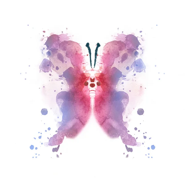 Aquarell-Schmetterling — Stockfoto
