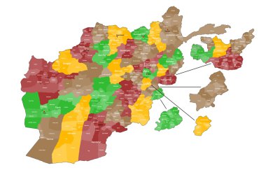 Afganistan Haritası