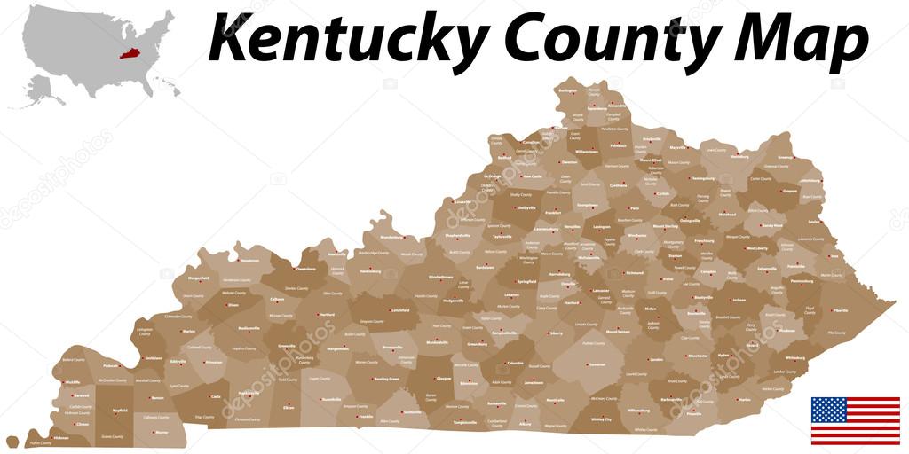 KY County Map