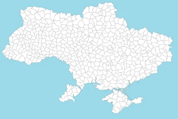 Map of the Ukraine — Stock Vector