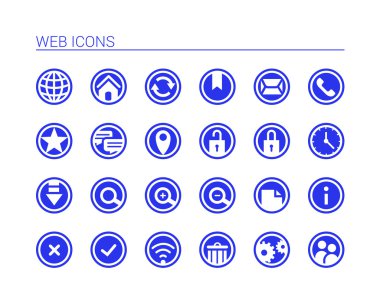 yuvarlak Web Simgeler