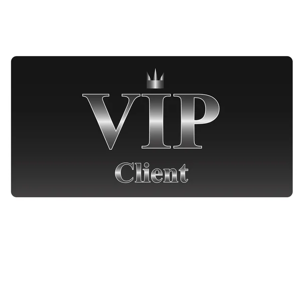 VIP Customer Card — Stock Vector