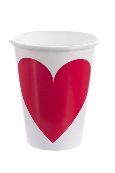 plastik kap üzerinde beyaz izole