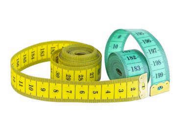 Teyp-hatları üzerinde beyaz izole