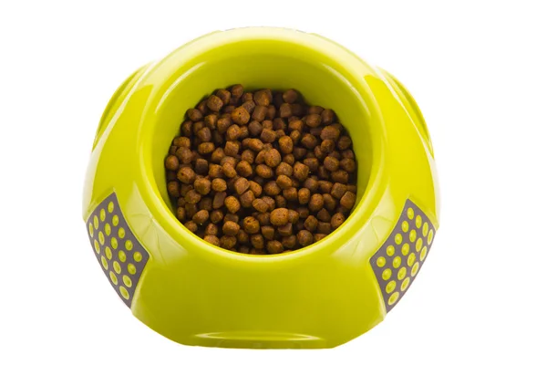 Dry food in bowl — Stock Photo, Image
