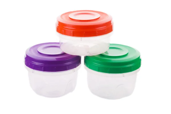 Set of food containers — Stock Photo, Image
