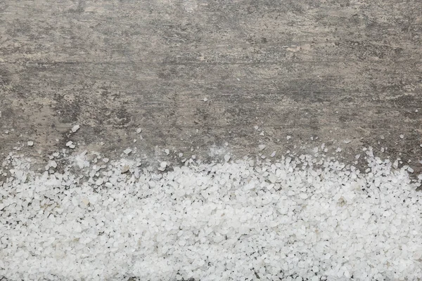 Tło Białej Soli Morskiej Gruba Sól Kamienna Tekstury Witth Przestrzeń — Zdjęcie stockowe