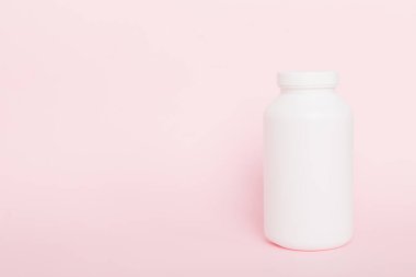 İlaçlar, ilaç şişesi, sağlık ve tıbbi destek. Vitamin hapları. Yeşil yapraklı vitaminler, doğal organik biyo takviyeler, fotokopi alanı..