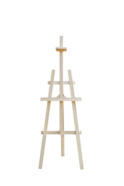 Canvas Painting Stand Wooden Easel Art Supply Isolated Mock — Stock Photo, Image
