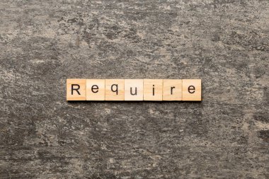 Tahta bloğa yazılması gerekiyor. tablo üzerinde metin, konsept gerektirir.