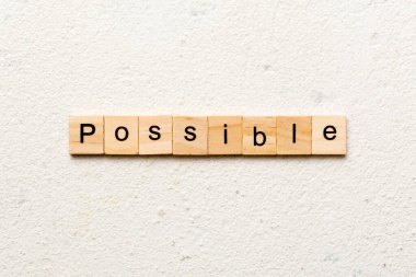 Tahta blokta yazılmış olabilir. tablo üzerinde olası metin, konsept.