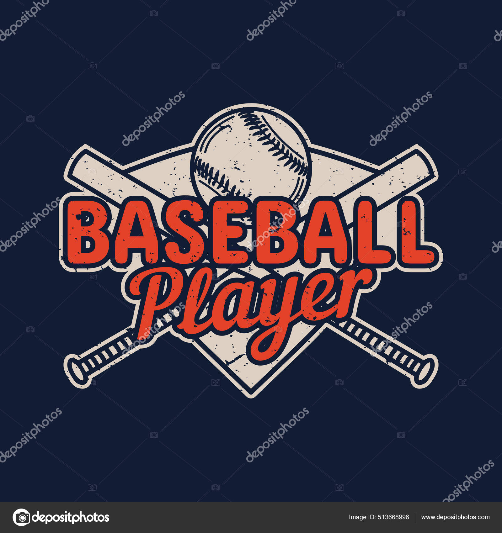 Camisa Design Jogador Beisebol Com Beisebol Taco Beisebol Ilustração Vintage  Vetor de ©Imoogigraphic 513668996, image size:1600x1700