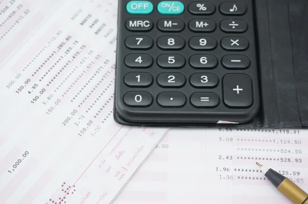 banka hesabındaki hesap makinesi