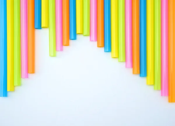 Colorful straight straw house — Stock Photo, Image