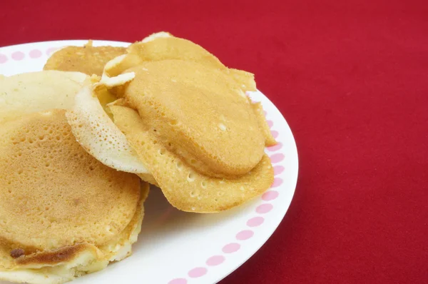 Pancakes on plate — Stock Photo, Image