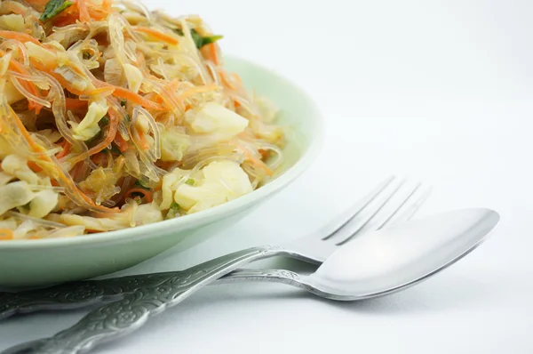 Vegetarian fried vermicelli — Stock Photo, Image