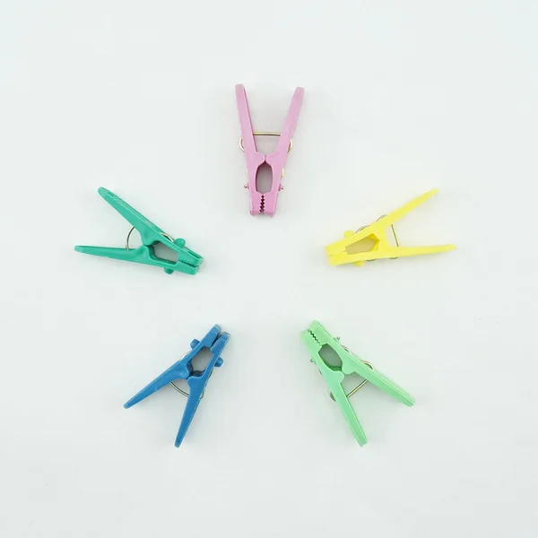 Clothes Pegs colorful — Stock Photo, Image