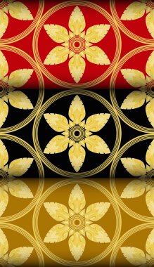 Altın Tay tarzında kra jung desen