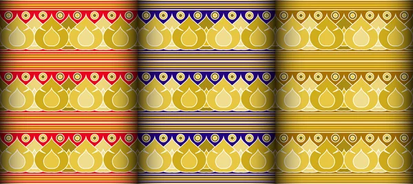 Lotus altın deseni