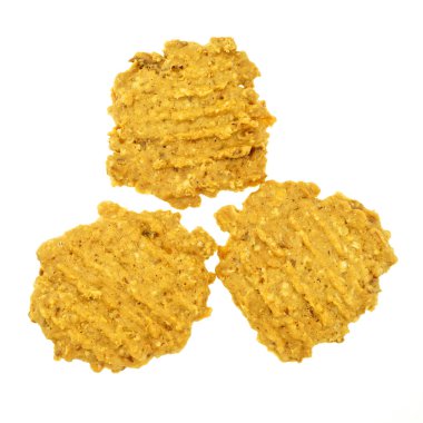 grup izole kahverengi bisküvi