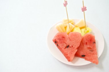 kürdan bıçak ananas kavun ve karpuz