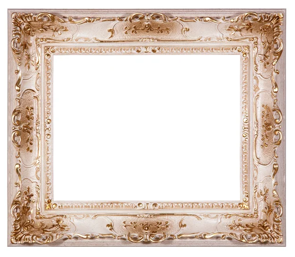 Empty picture frame isolated on white — Stock Photo, Image