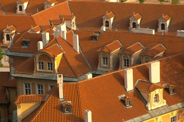 Prague rooftops — Stock Photo, Image