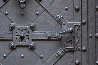 ancient forged door clipart