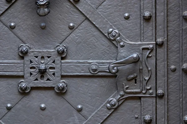 Ancient forged door — Stock Photo, Image