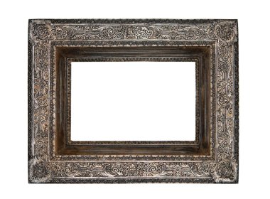 boş resim çerçevesi üzerinde beyaz izole