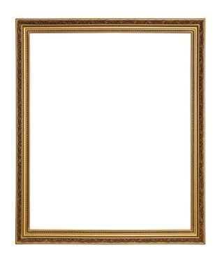 boş resim çerçevesi üzerinde beyaz izole