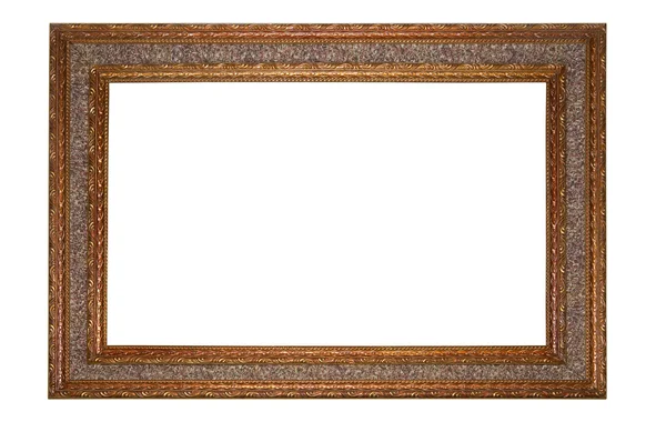 Empty picture frame isolated on white — Stock Photo, Image