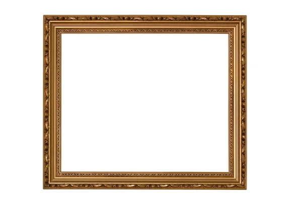 Boş resim çerçevesi üzerinde beyaz izole — Stok fotoğraf