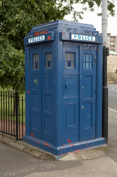 Vintage police box — Stock Photo, Image