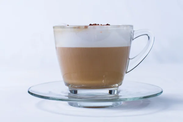 Kaffe cappuccino eller latte — Stockfoto