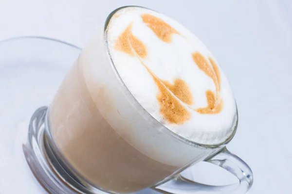 Capuchino en una taza — Foto de Stock