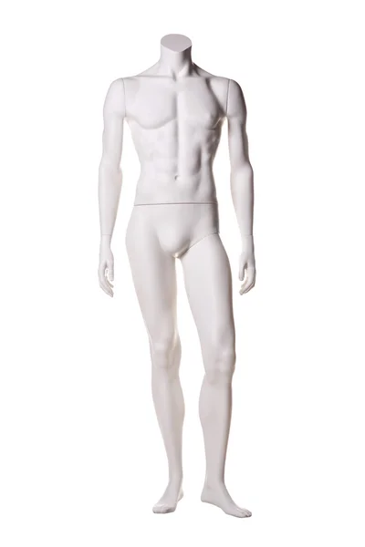 在白色上被隔离的人体模型 — 图库照片