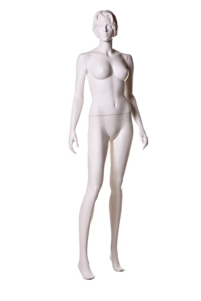 Maniquí aislado en blanco — Foto de Stock