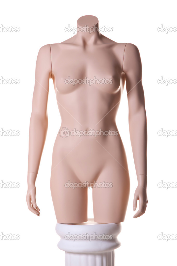 Mannequin isolated on white
