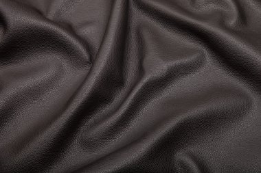 Koyu Kahverengi Deri Doku