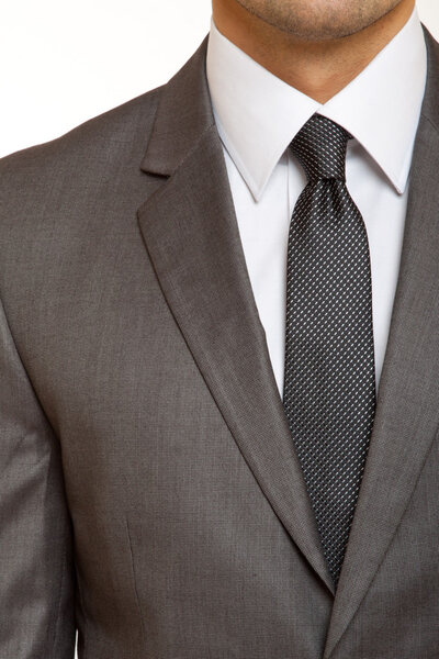 Man in suit with tie