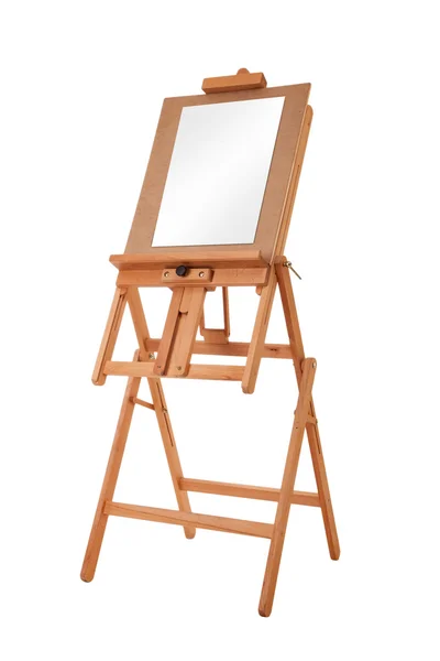 Art board, wooden easel — Stock Photo, Image