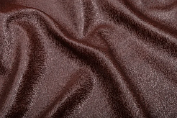 Texture cuir marron — Photo