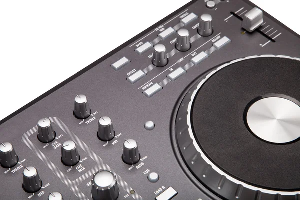 DJ-mixer isolerade — Stockfoto