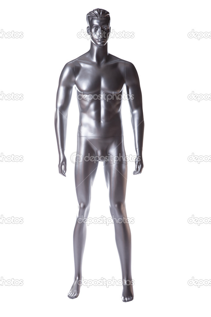 Mannequin silver male